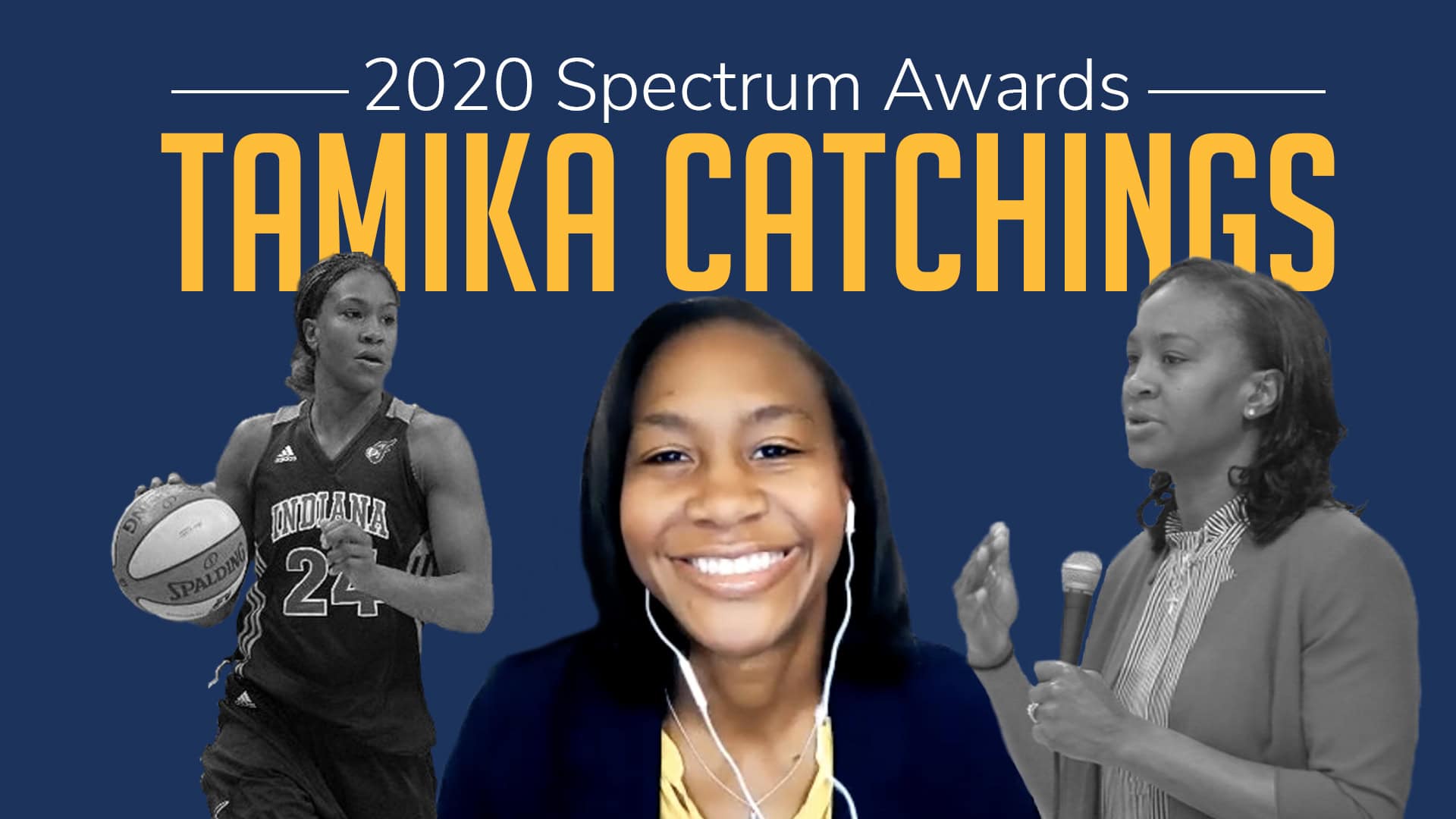Basketball Legend Tamika Catching Joins the IBA Spectrum Awards
