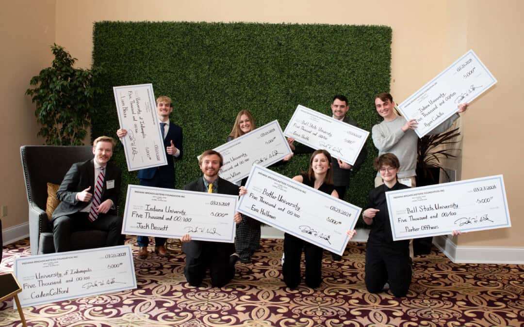Indiana Broadcasting Students Earn $5,000 Broadcasting Scholarships