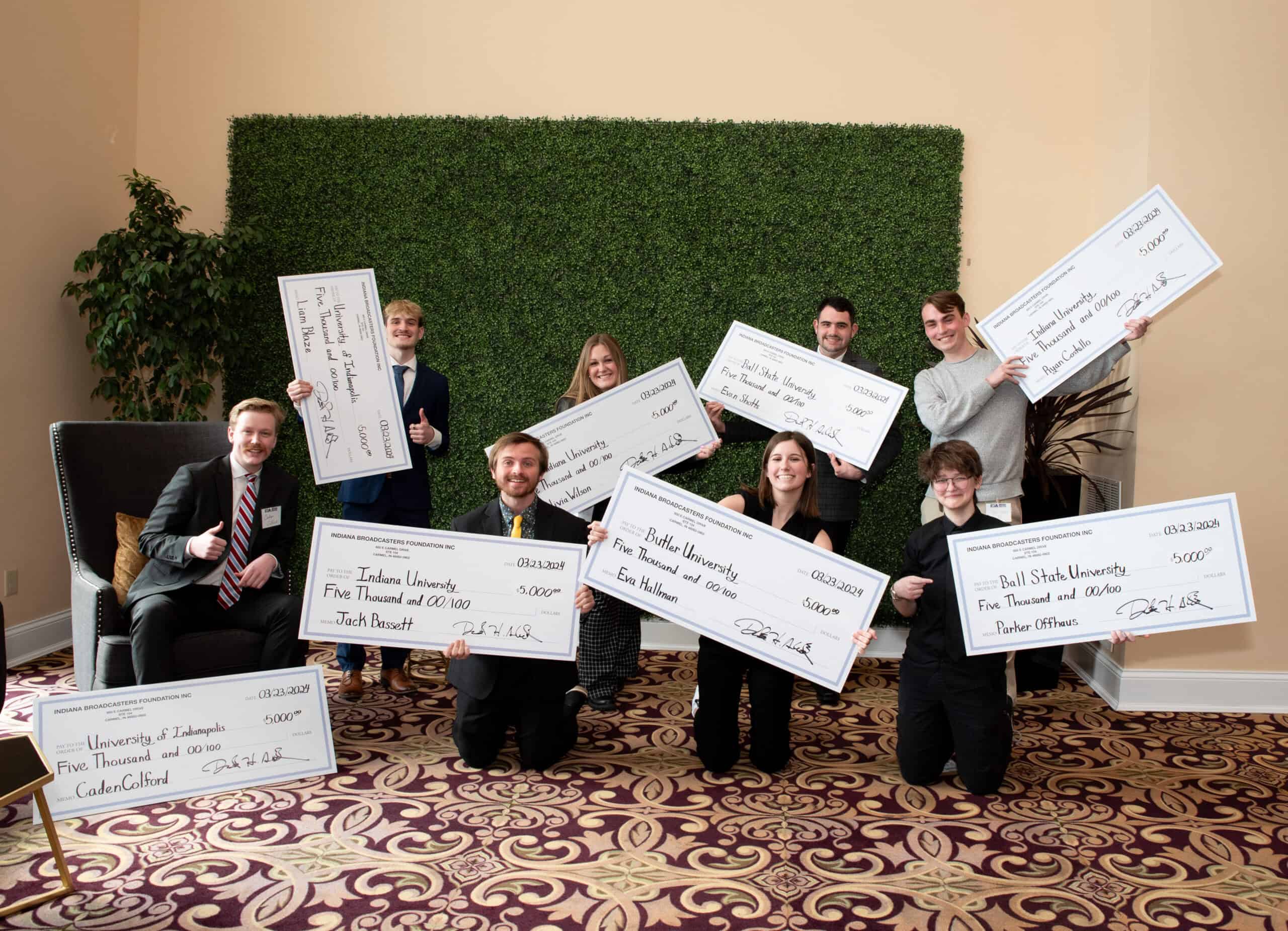 Indiana Broadcasting Students Earn $5,000 Broadcasting Scholarships