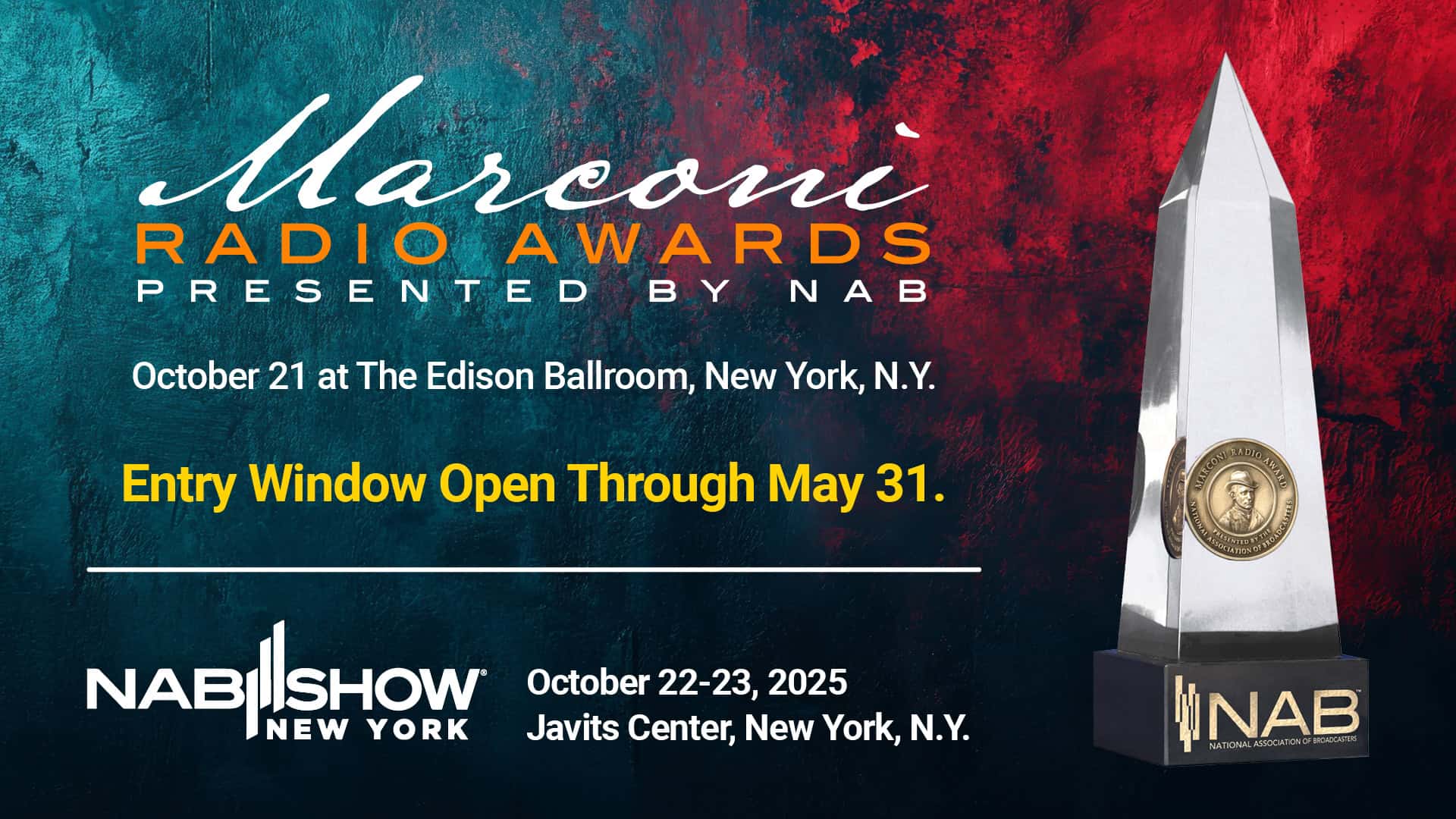 2025 NAB Marconi Radio Awards Nominations Now Open